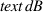 text{dB}