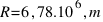 R=6,78.10^6,m