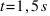 t = 1,5 s