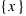 {x}