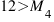 12>M_{4}