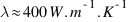lambda approx 400 W.m^{-1}.K^{-1}